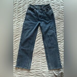 Nasty Gal Collection High Rise Cropped Jeans